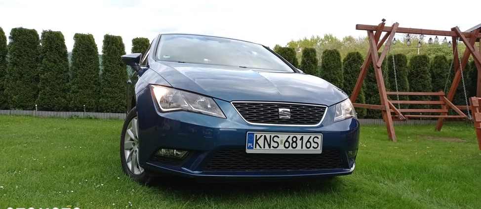 Seat Leon cena 32200 przebieg: 112000, rok produkcji 2013 z Zambrów małe 172